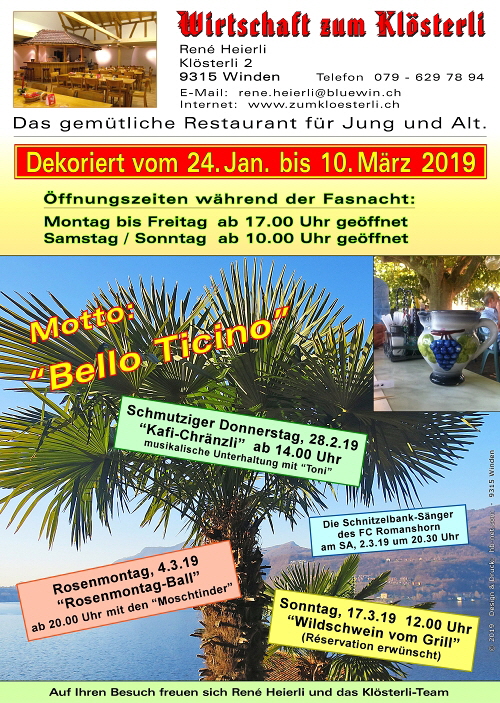 Wirtschaft zum Klösterli
