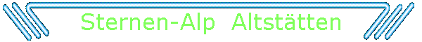 Sternen-Alp  Altsttten