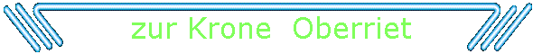 zur Krone  Oberriet
