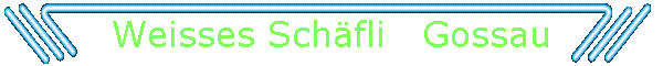 Weisses Schfli   Gossau