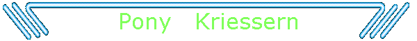 Pony   Kriessern