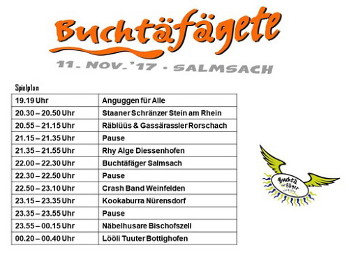 Buchtfgete Programm 2017